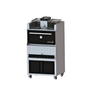 SPARO Charcoal oven with cabinet